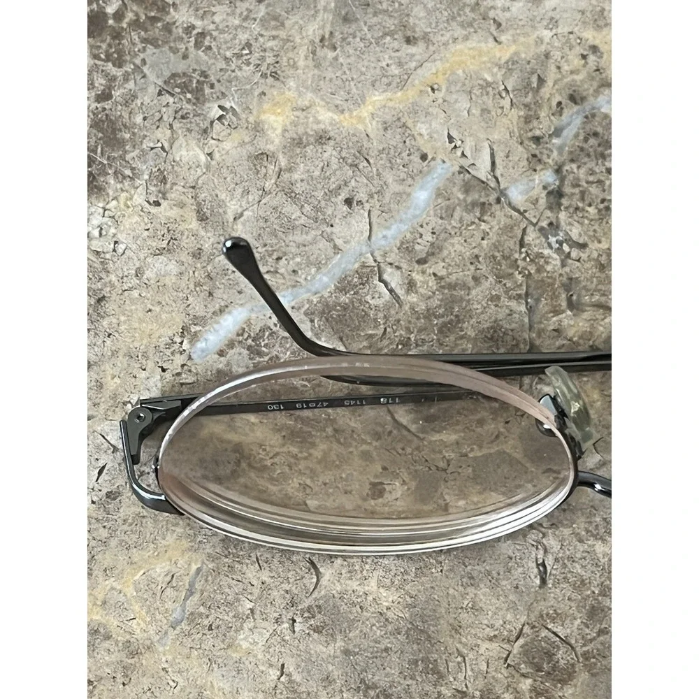 Emporio Armani Eyeglasses Frames Only, 118 1145, 47-19-130, Silver Made in Italy
